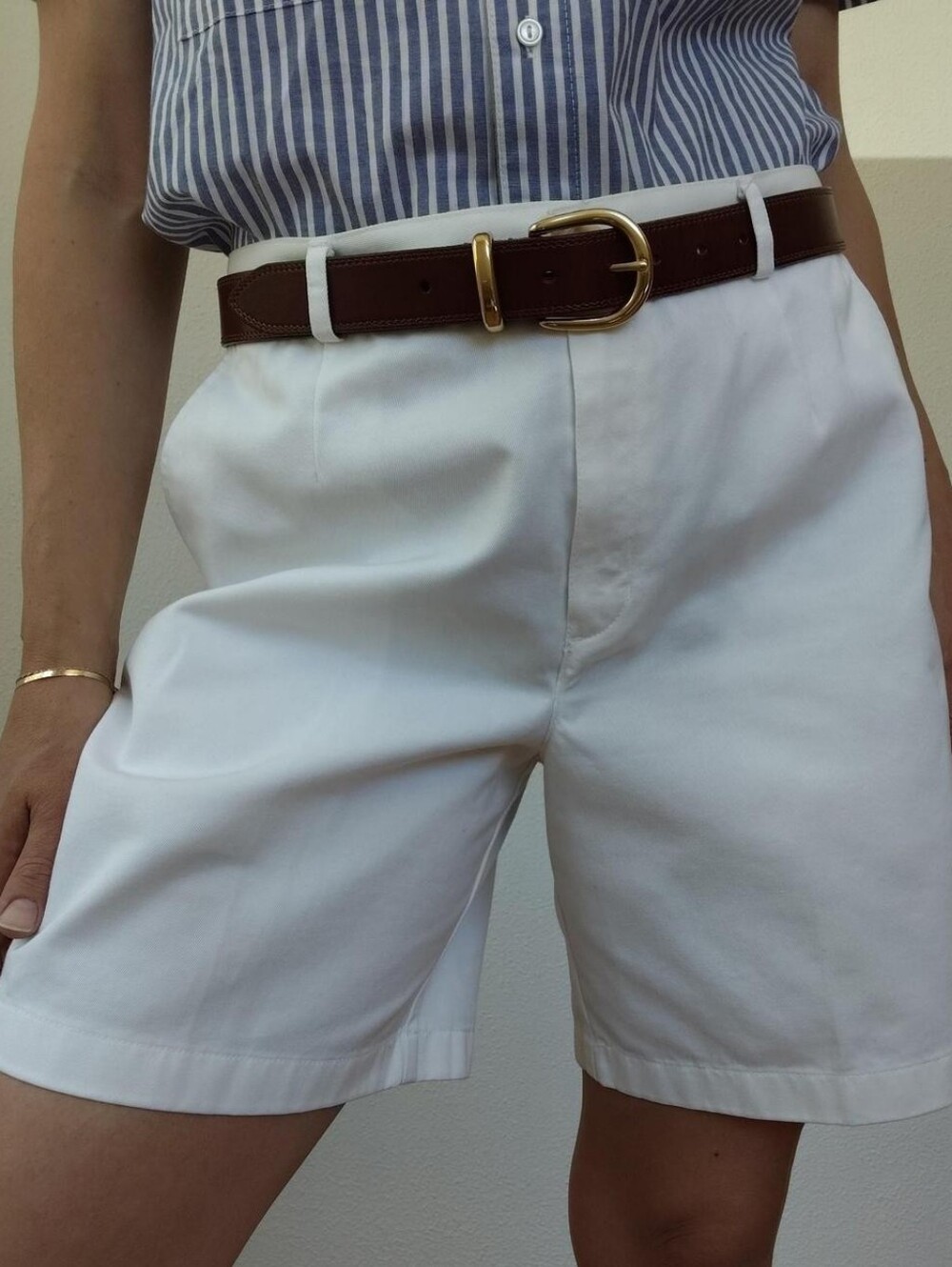 Vintage L.L. Bean Cotton Trouser Shorts / Size 8